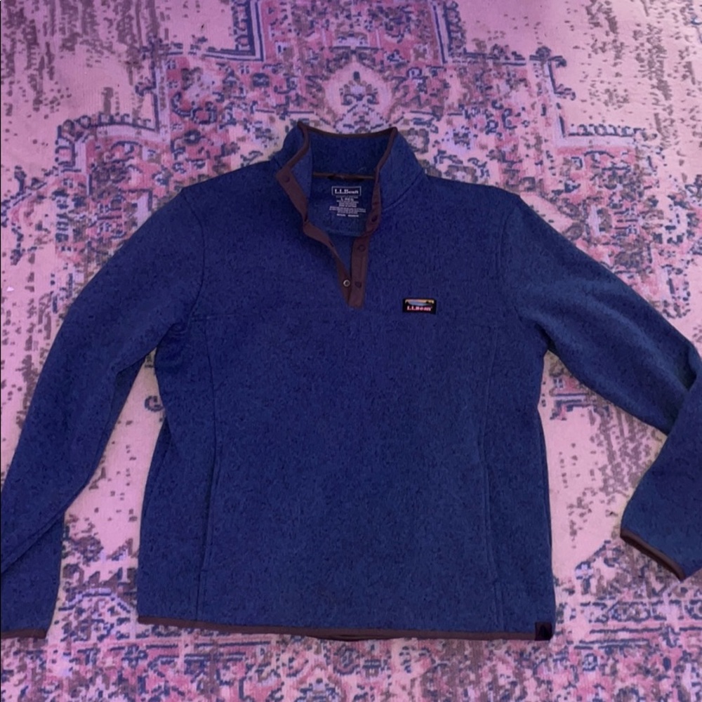 L.L Bean button up blue